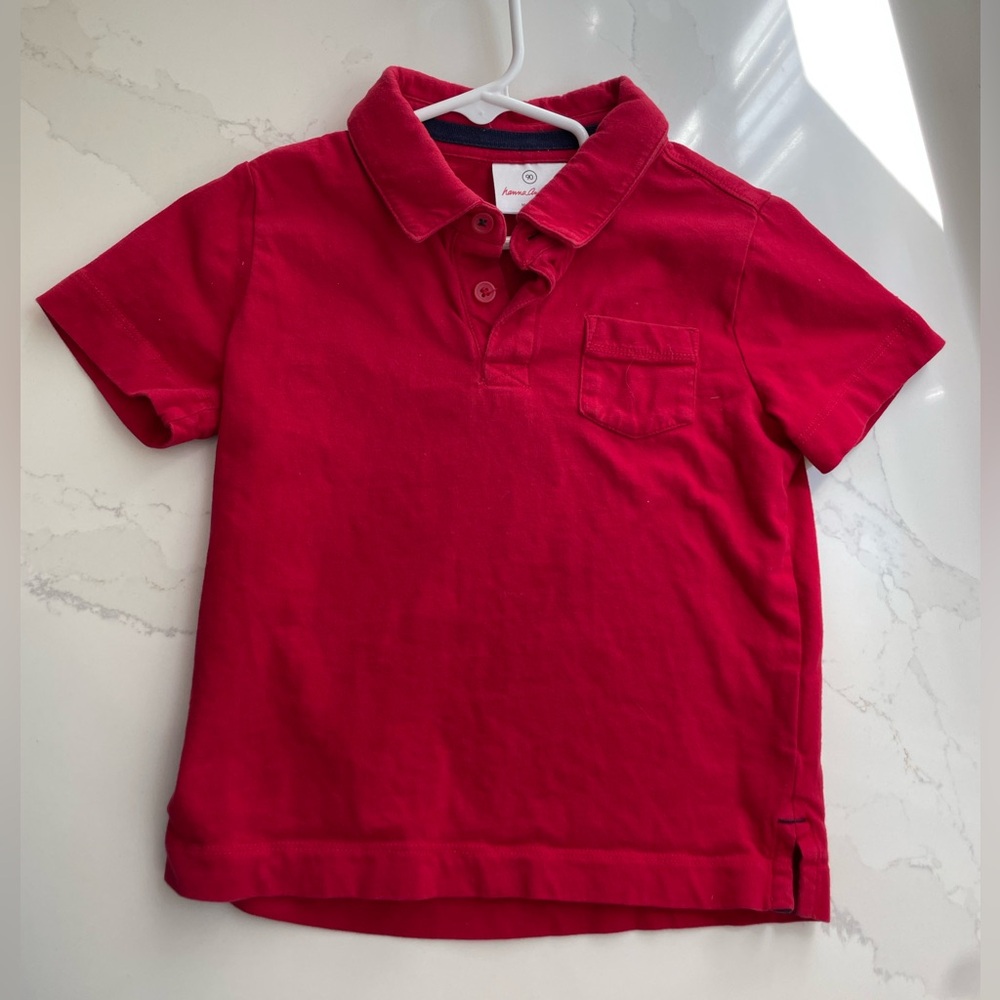 Hanna Andersson Red boys polo 3T (90 cm) Good used condition